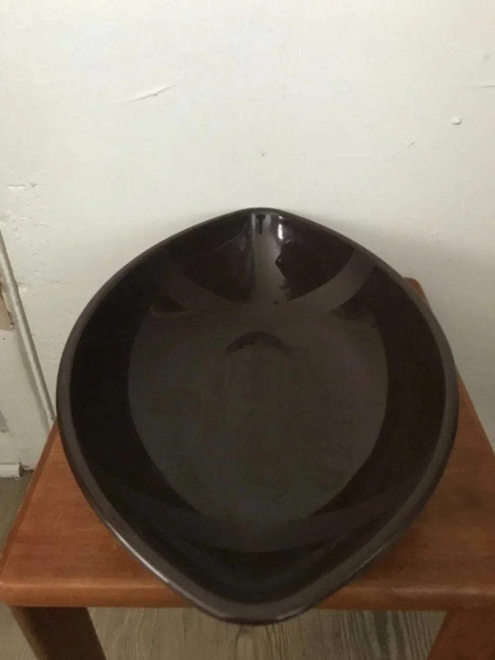 Vintage Indoor Football League IFL PRO BOWL Brown Snack Bowl Chip Dip Dish 18
